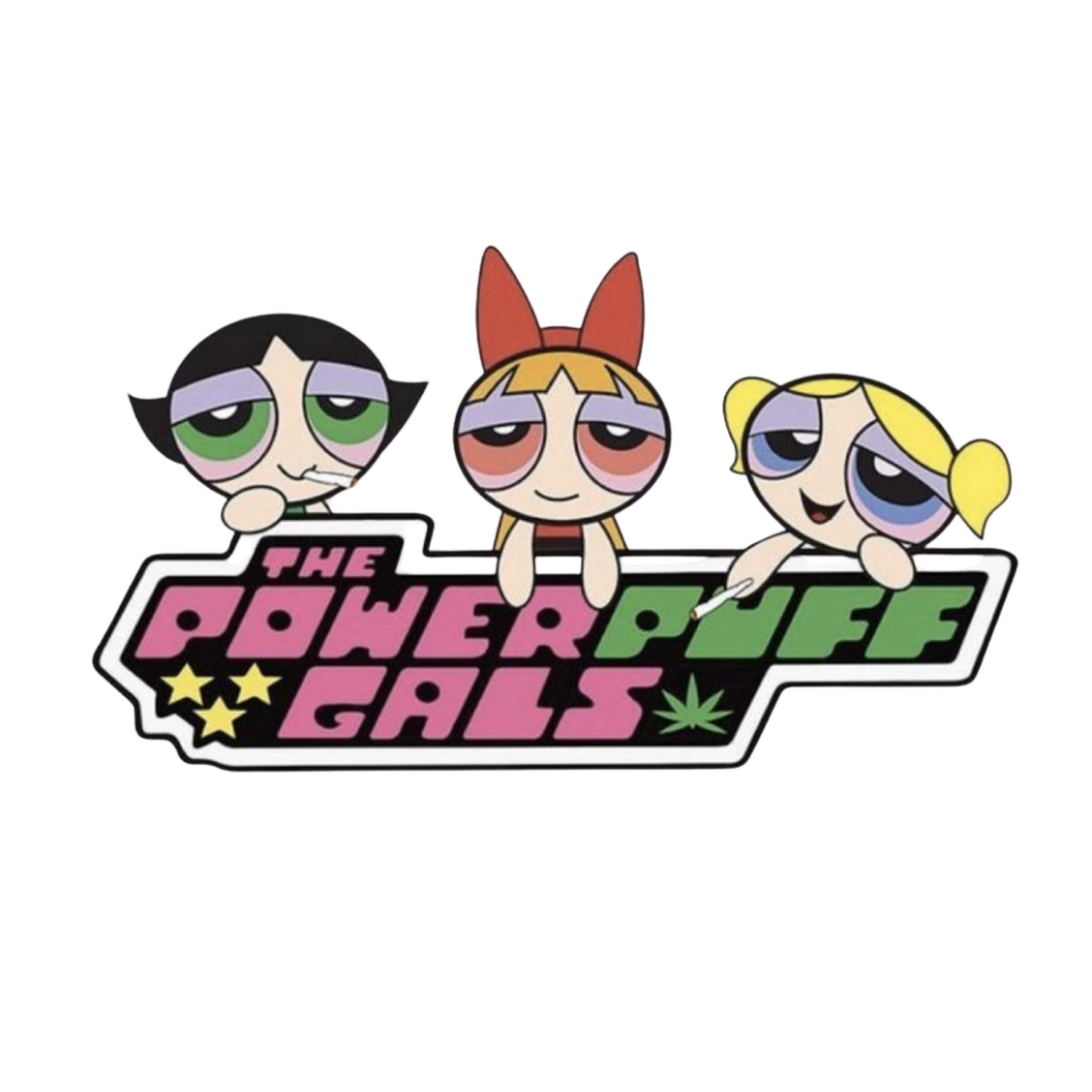 Powerpuff Girls 2 Hemp Sticker | StickerBD