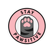 Stay Pawsitive Office stickers