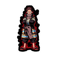 Fire Force Sticker 14 | Action Anime Premium Sticker