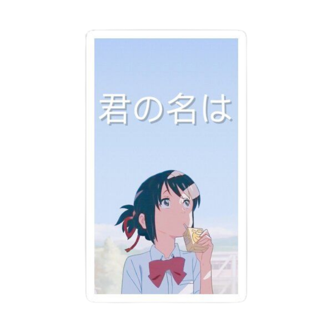 Your Name Anime Sticker 14 | Mitsuha & Taki Premium sticker
