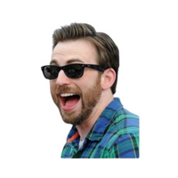 Chris Evans | Hollywood & Bollywood Celebrities Premium Sticker | Entertainment