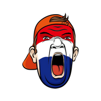 Dutch Fan | Netherlands Football Sticker | Football Team