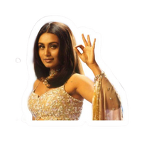 Rani Mukharjee | Hollywood & Bollywood Celebrities Premium Sticker | Entertainment