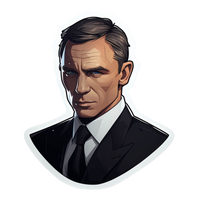 007 | Hollywood & Bollywood Celebrities Premium Sticker | Entertainment