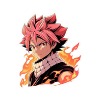 Natsu Dragneel Fairy Tail Sticker 4 | Fire Dragon Slayer
