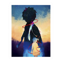 Your Name Anime Sticker 15 | Mitsuha & Taki Premium sticker
