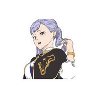 Black Clover anime stickers Noelle Silva Angry
