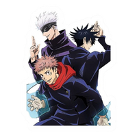 Satoru Gojo Yuji Megumi Jujutsu Kaisen Anime stickers