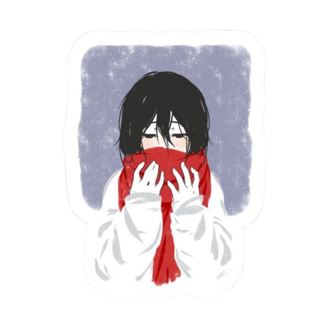 Mikasa Ackerman Attack on Titan Sticker 14 | Anime Warrior Premium Sticker