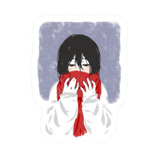 Mikasa Ackerman Attack on Titan Sticker 14 | Anime Warrior Premium Sticker