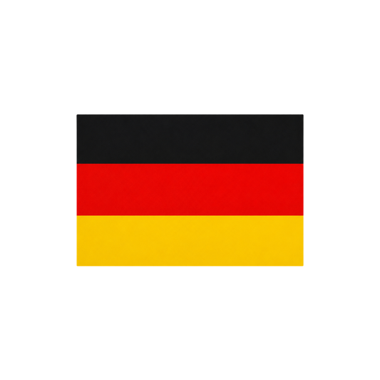 Germany Flag Radiant Vinyl Sticker | Moto Sticker BD