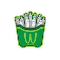 Weee Fries Hemp Sticker | StickerBD