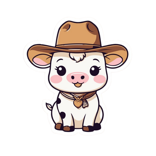 Cow 15 | Cow Premium Sticker | Animal Stickers