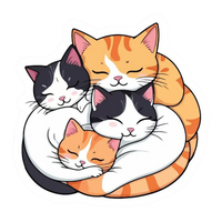 Cat 15 | Cat Premium Sticker | Cute Vibes 😺