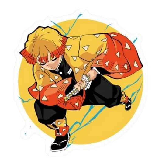 Zenitsu Agatsuma 15 | Premium Anime Sticker | Demon Slayer Edition