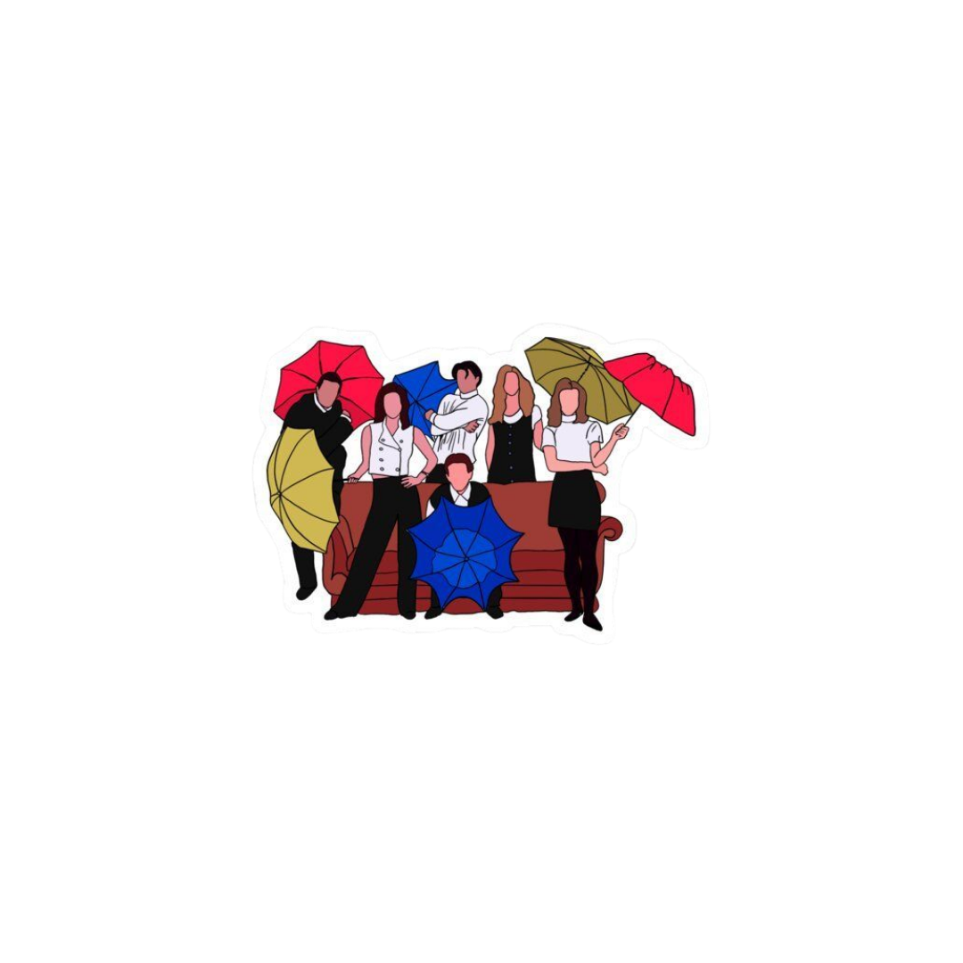 Friends Tv Series Sticker Bundle
