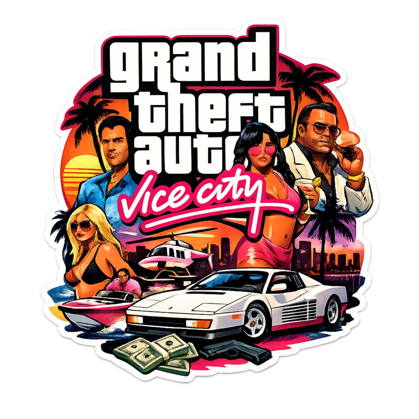 Vice City Sticker 26