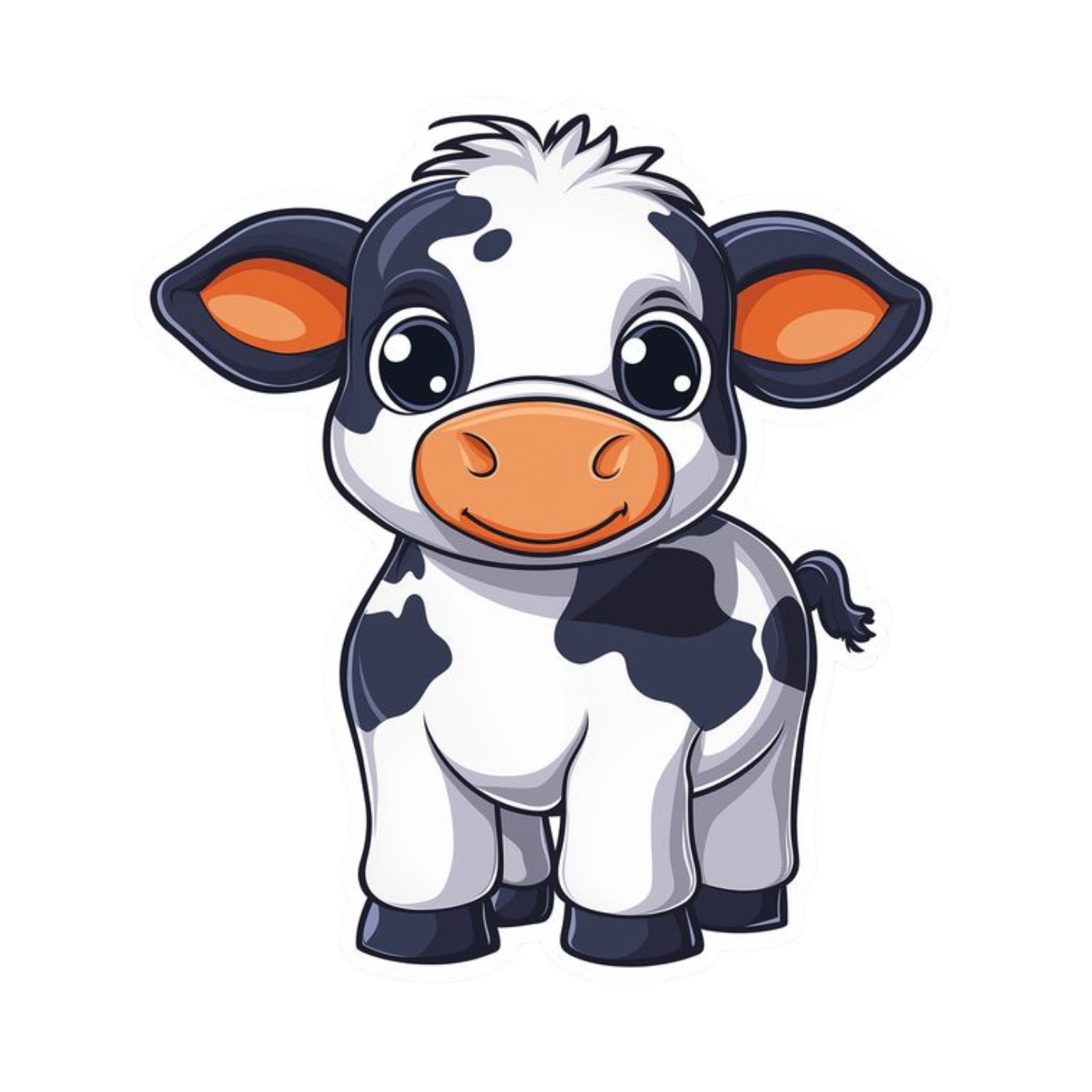 Cow 16 | Cow Premium Sticker | Animal Stickers