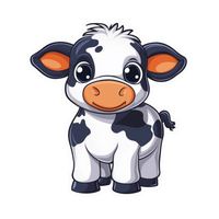 Cow 16 | Cow Premium Sticker | Animal Stickers