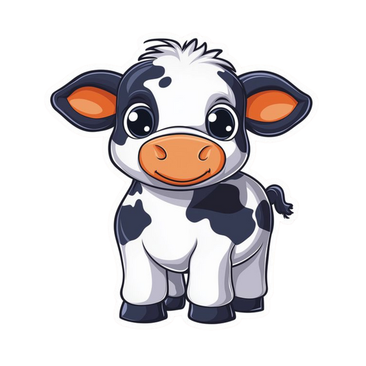 Cow 16 | Cow Premium Sticker | Animal Stickers