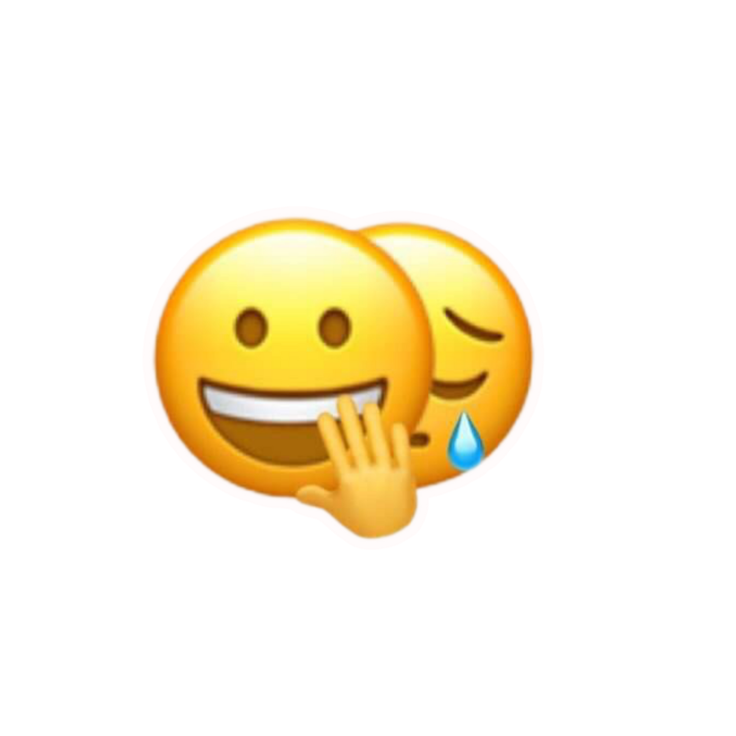 Curious Emoji 16 | Cute Funny Smiley Die-Cut Sticker | StickerBD