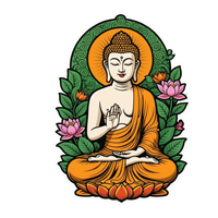 Buddha 7 | Buddhism | Religious Sticker | Spiritual Premium Sticker
