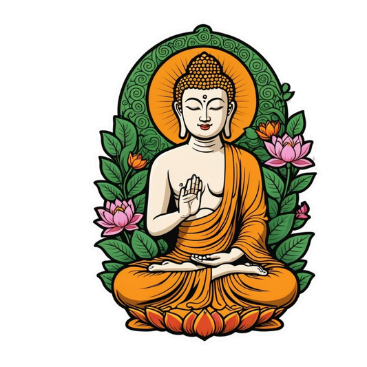 Buddha 7 | Buddhism | Religious Sticker | Spiritual Premium Sticker