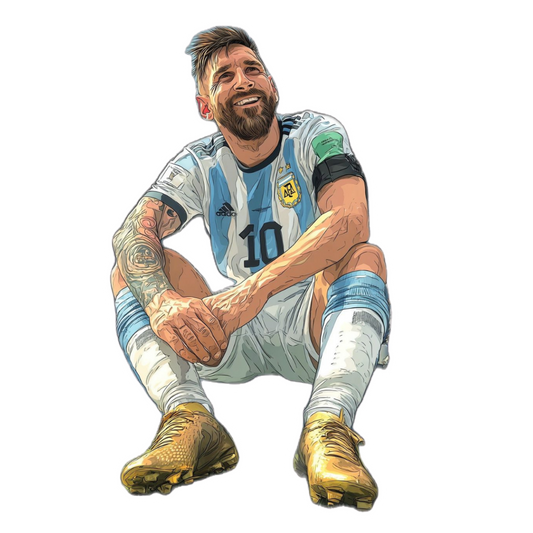 Messi 26 | Leo Messi Premium Football Sticker | Legendary Footballer