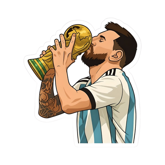 Messi | Leo Messi Premium Football Sticker | Legendary Footballer