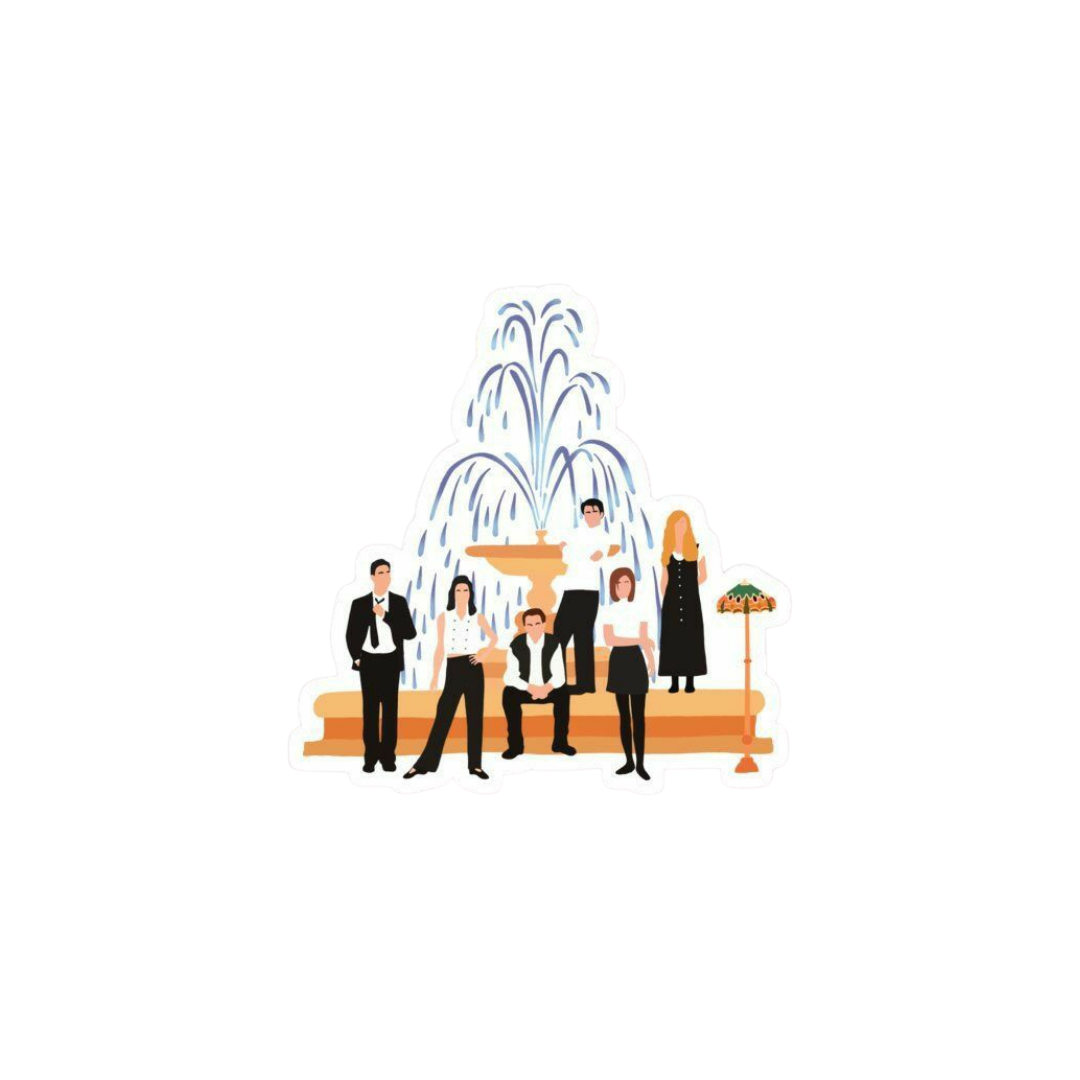Friends Tv Series Sticker Bundle