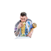 Messi 2 | Leo Messi Premium Football Sticker | Legendary Footballer