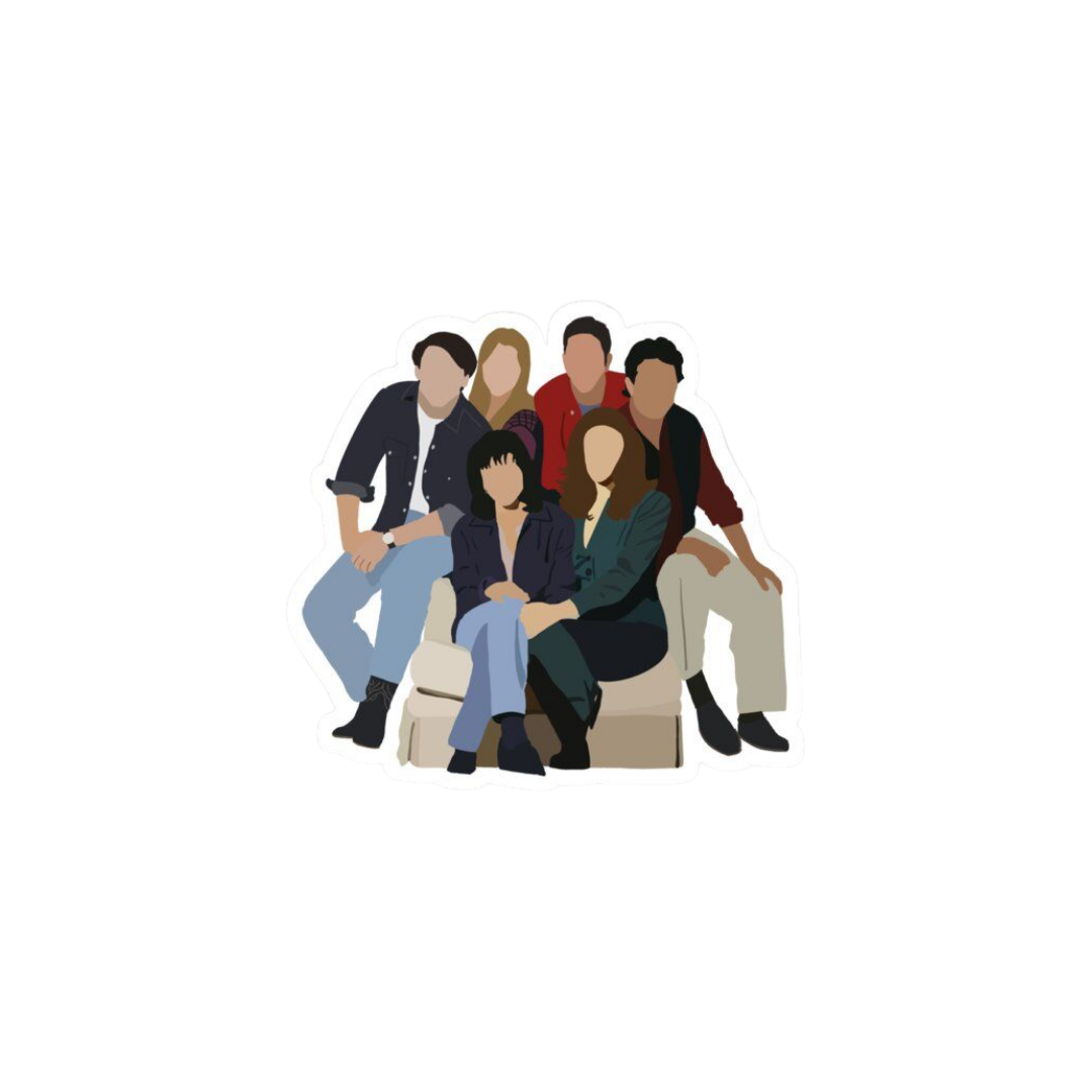 Friends Tv Series Sticker Bundle