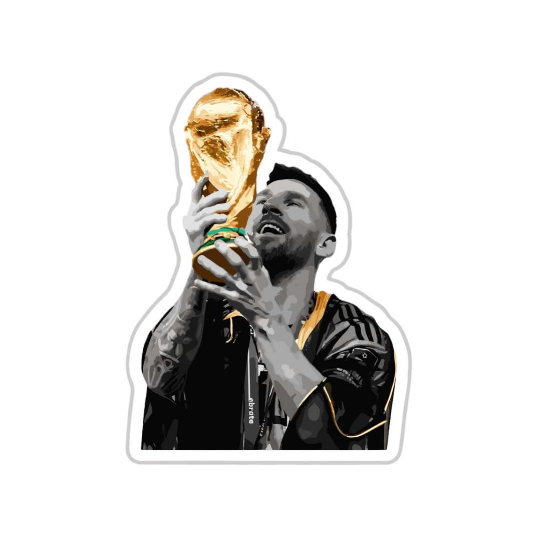 Messi 4 | Leo Messi Premium Football Sticker | Legendary Footballer