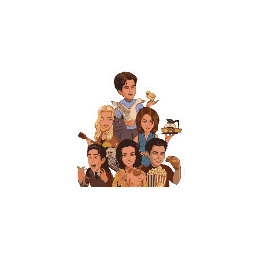 Friends Tv Series Sticker Bundle