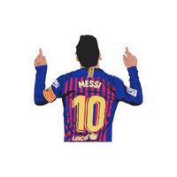 Messi 8 | Leo Messi Premium Football Sticker | Legendary Footballer