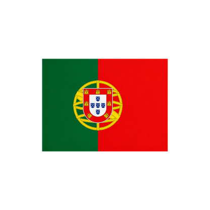 Portugal Flag Radiant Vinyl Sticker | Moto Sticker BD