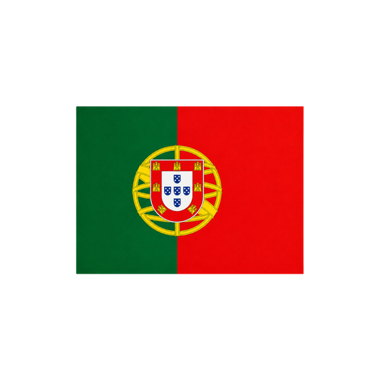 Portugal Flag Radiant Vinyl Sticker | Moto Sticker BD