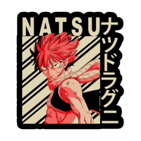 Natsu Dragneel Fairy Tail Sticker 6 | Fire Dragon Slayer