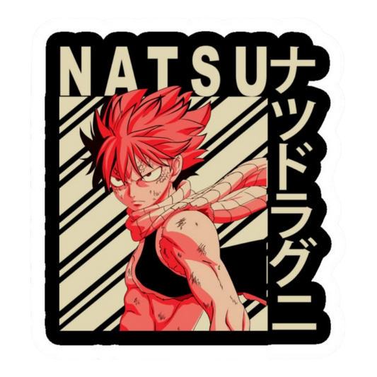 Natsu Dragneel Fairy Tail Sticker 6 | Fire Dragon Slayer