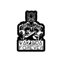 Black Panther 8 | Black Panther Premium Sticker | Movie