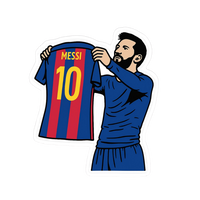 Messi 10 | Leo Messi Premium Football Sticker | Legendary Footballer