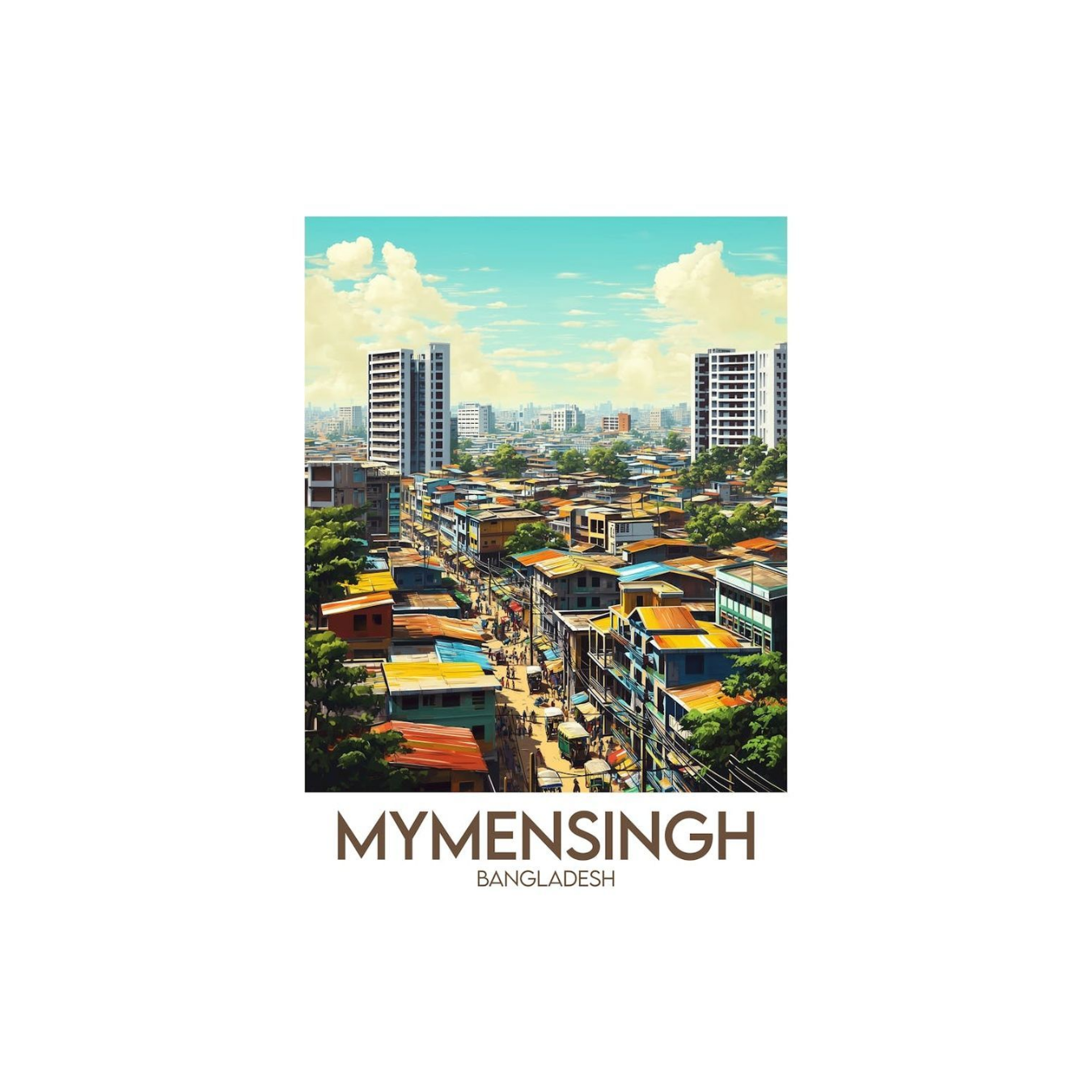 Mymensingh | Bangladesh Stickers Collection | StickerBD