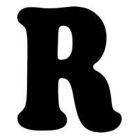 Letter R English Alphabet Sticker | Educational A-Z Sticker | StickerBD