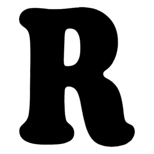 Letter R English Alphabet Sticker | Educational A-Z Sticker | StickerBD