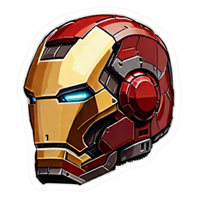 Iron Man 33 | Marvel Superhero Sticker | StickerBD
