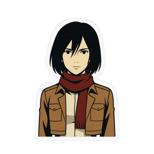 Mikasa Ackerman Attack on Titan Sticker 17 | Anime Warrior Premium Sticker
