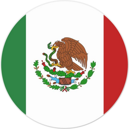 Mexico Fan Tinplate Badge