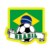 FC Brazil 26 | Brazil Football Sticker | Football sticker