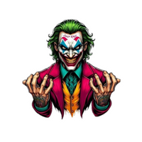 Joker 18 | DC Premium Die-Cut Sticker  | StickerBD