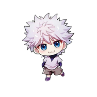 Hunter X Hunter anime stickers Killua chibi